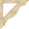 Ekena Millwork Funston Traditional Rough Sawn Bracket w/ Offset Brace, Douglas Fir, 6"W x 38"D x 38"H BKT0604X38X38FST01RDF - alternate 4